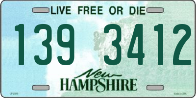 NH license plate 1393412