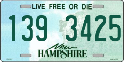 NH license plate 1393425