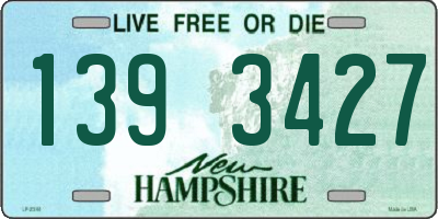 NH license plate 1393427