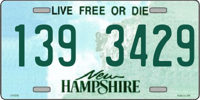 NH license plate 1393429