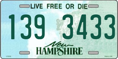 NH license plate 1393433
