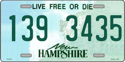 NH license plate 1393435
