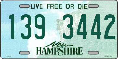 NH license plate 1393442