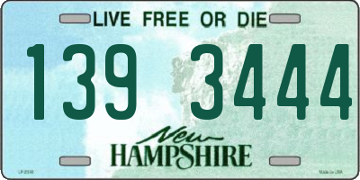 NH license plate 1393444