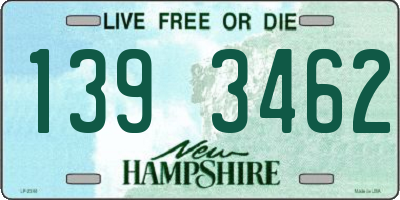 NH license plate 1393462