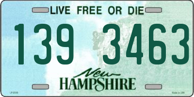 NH license plate 1393463