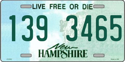 NH license plate 1393465