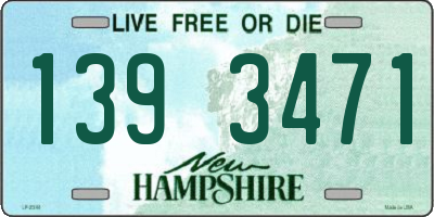 NH license plate 1393471