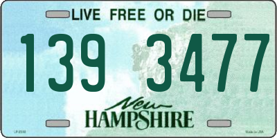 NH license plate 1393477