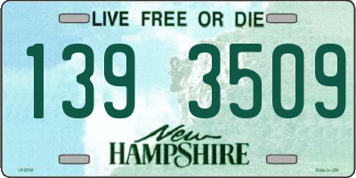 NH license plate 1393509