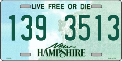 NH license plate 1393513