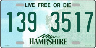 NH license plate 1393517