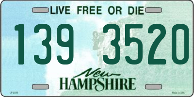 NH license plate 1393520