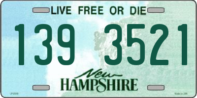 NH license plate 1393521