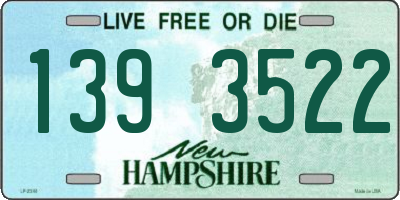NH license plate 1393522