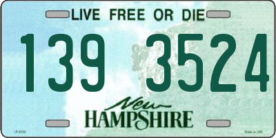 NH license plate 1393524