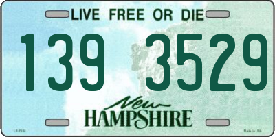 NH license plate 1393529