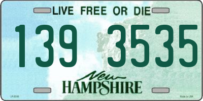 NH license plate 1393535