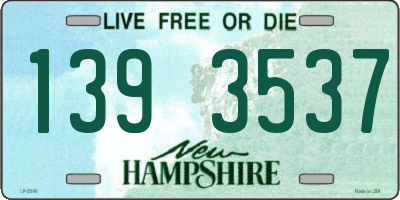 NH license plate 1393537