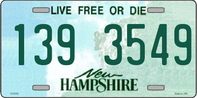 NH license plate 1393549