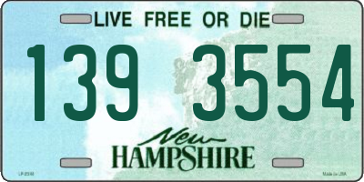 NH license plate 1393554