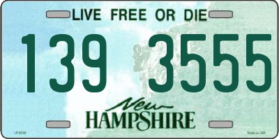 NH license plate 1393555