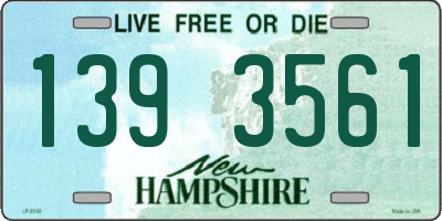 NH license plate 1393561
