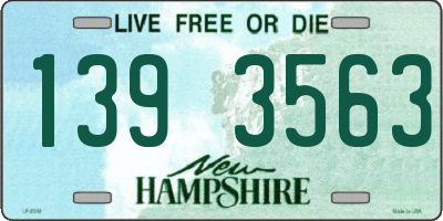 NH license plate 1393563