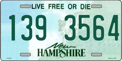 NH license plate 1393564
