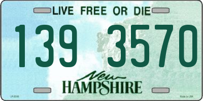 NH license plate 1393570