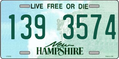NH license plate 1393574