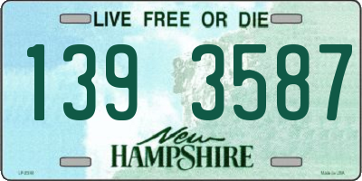 NH license plate 1393587