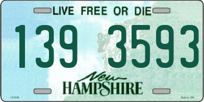 NH license plate 1393593