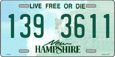 NH license plate 1393611