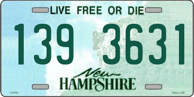 NH license plate 1393631