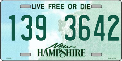 NH license plate 1393642