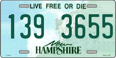 NH license plate 1393655