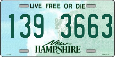 NH license plate 1393663