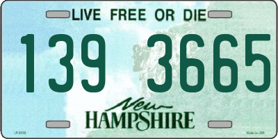 NH license plate 1393665
