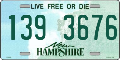 NH license plate 1393676