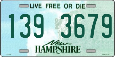 NH license plate 1393679