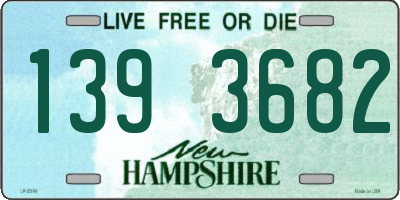 NH license plate 1393682