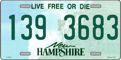 NH license plate 1393683