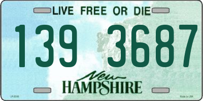 NH license plate 1393687