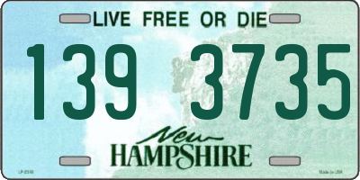 NH license plate 1393735