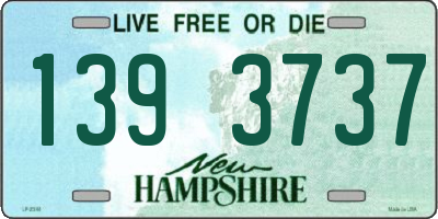 NH license plate 1393737