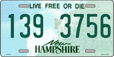 NH license plate 1393756