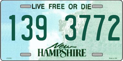 NH license plate 1393772