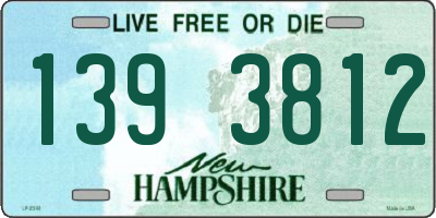 NH license plate 1393812