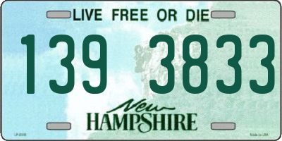 NH license plate 1393833